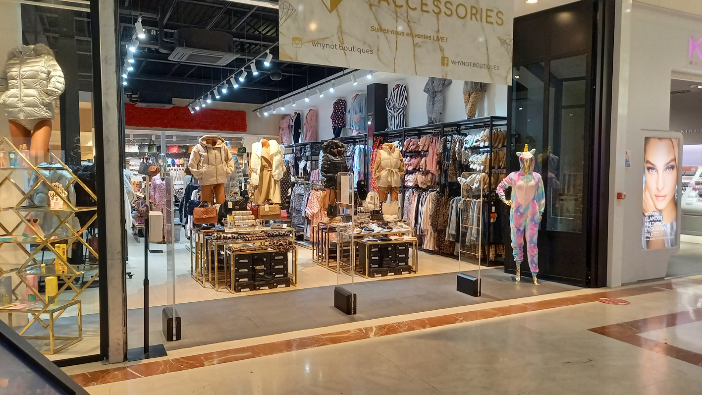 protection antivol des vêtements de
                            magasin